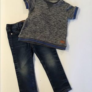 7 For All Mankind Toddler Jeans w/Sweater
